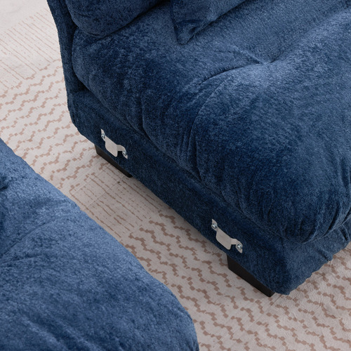 Rizalino Boucle 3 Seater Sofa