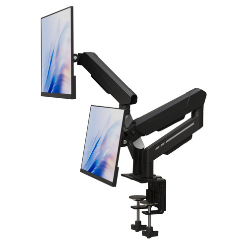 Harley Adjustable Dual Monitor Arm with Desk Clamp