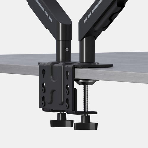 Harley Adjustable Dual Monitor Arm with Desk Clamp