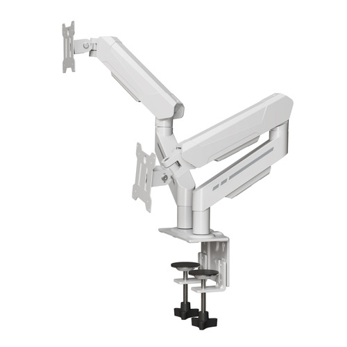 Harley Adjustable Dual Monitor Arm with Desk Clamp