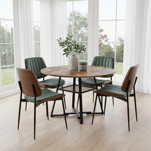4 Seater Maxine Dining Table & Chair Set