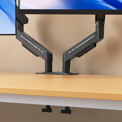 Harley Adjustable Dual Monitor Arm with Desk Clamp