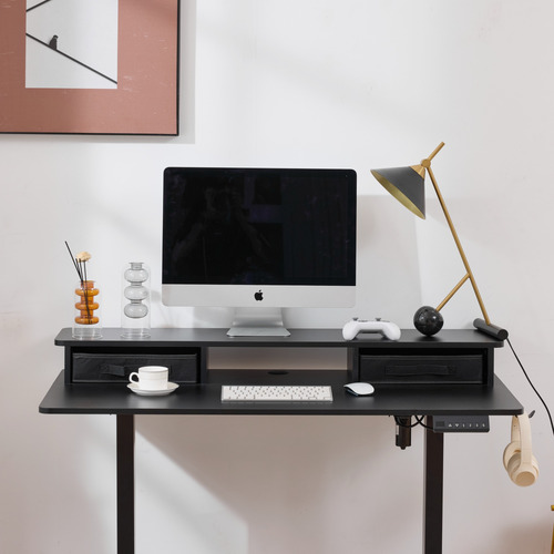 Jannie LED Electric Sit & Stand Desk