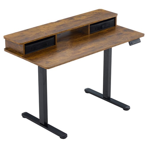 Jannie LED Electric Sit & Stand Desk