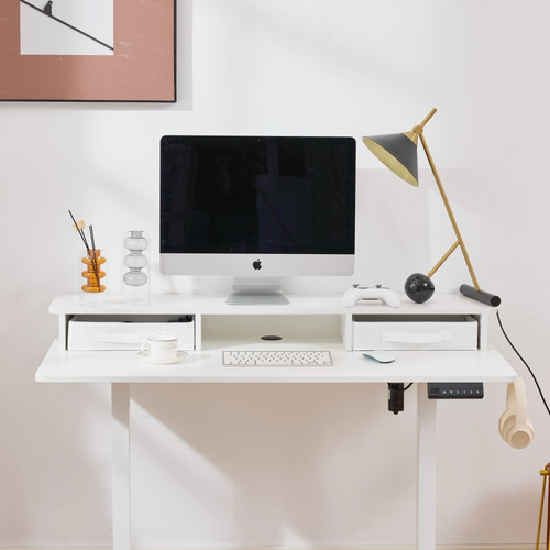 Jannie LED Electric Sit & Stand Desk