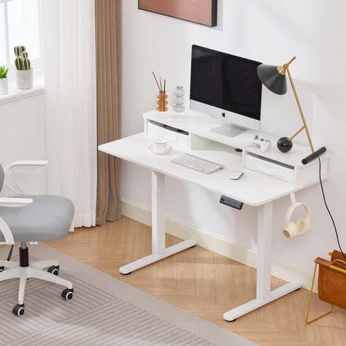 Jannie LED Electric Sit & Stand Desk