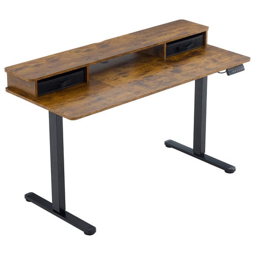 Jannie LED Electric Sit & Stand Desk