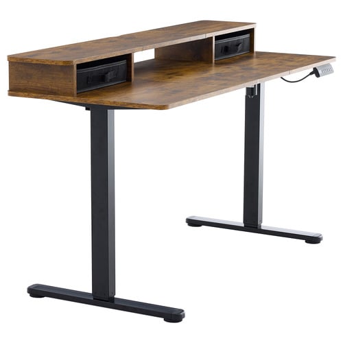 Jannie LED Electric Sit & Stand Desk