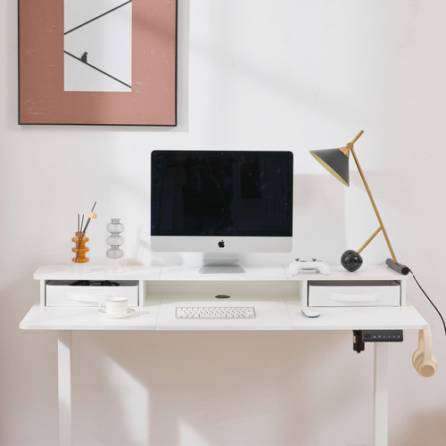 Jannie LED Electric Sit & Stand Desk