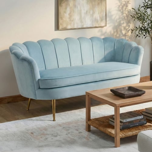 Rhea 2 Seater Velvet Sofa