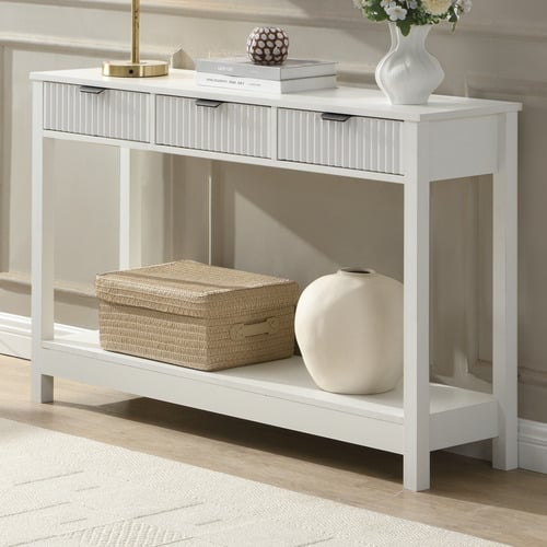 Irie 3 Drawer Console Table
