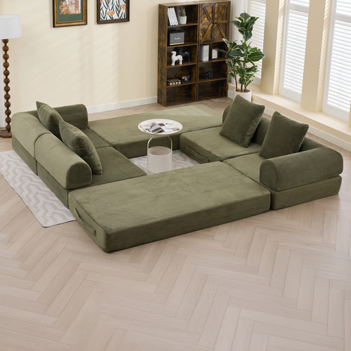 Fleur 3 Seater Double Modular Sofa Bed