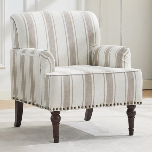 Grecia Striped Accent Chair