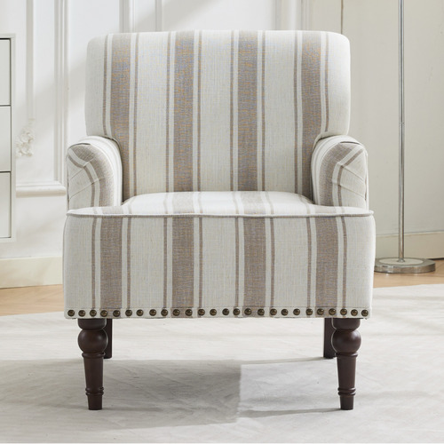Grecia Striped Accent Chair