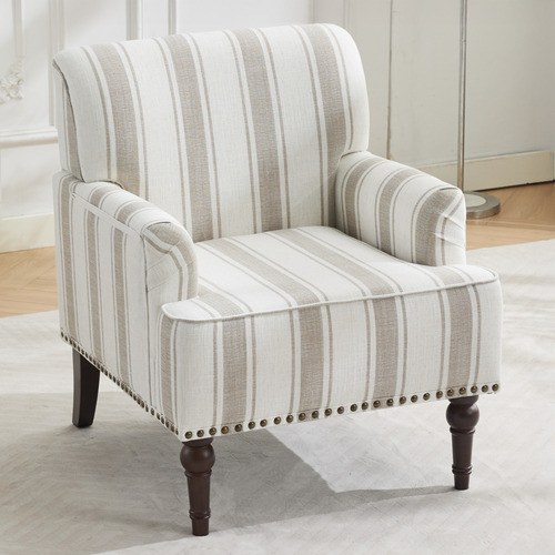 Grecia Striped Accent Chair