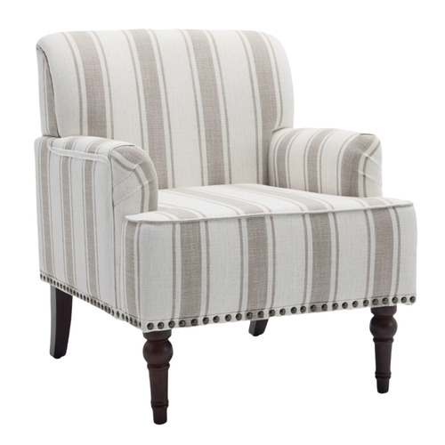 Grecia Striped Accent Chair