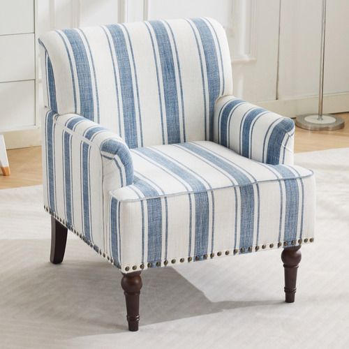 Grecia Striped Accent Chair