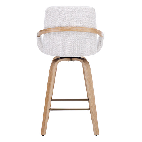 66cm Lucinda Upholstered Swivel Bar Stools