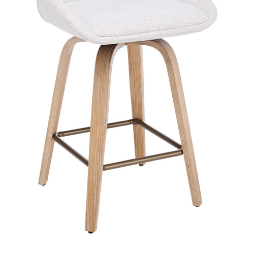 66cm Lucinda Upholstered Swivel Bar Stools