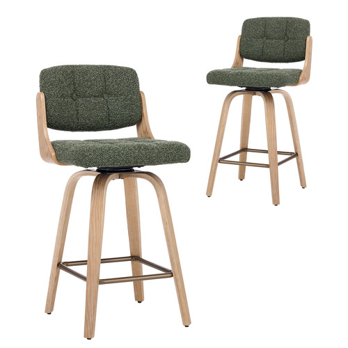 68cm Serafina Upholstered Bar Stools