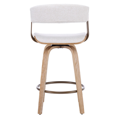65.5cm Livia Upholstered Swivel Bar Stools