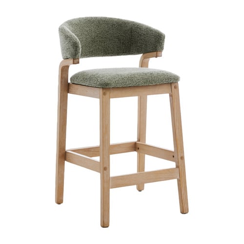 67cm Jade Upholstered Bar Stools
