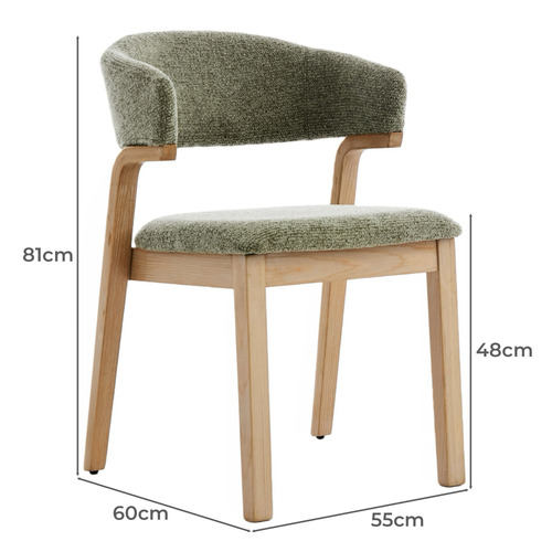 Jade Chenille Dining Chairs
