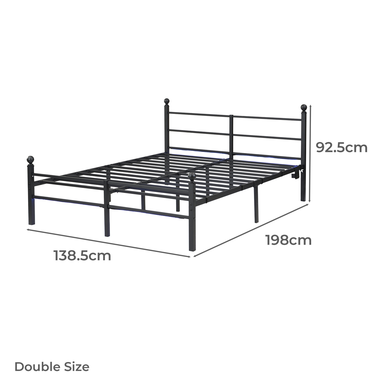 Braulio Bed with LED & Charging Station