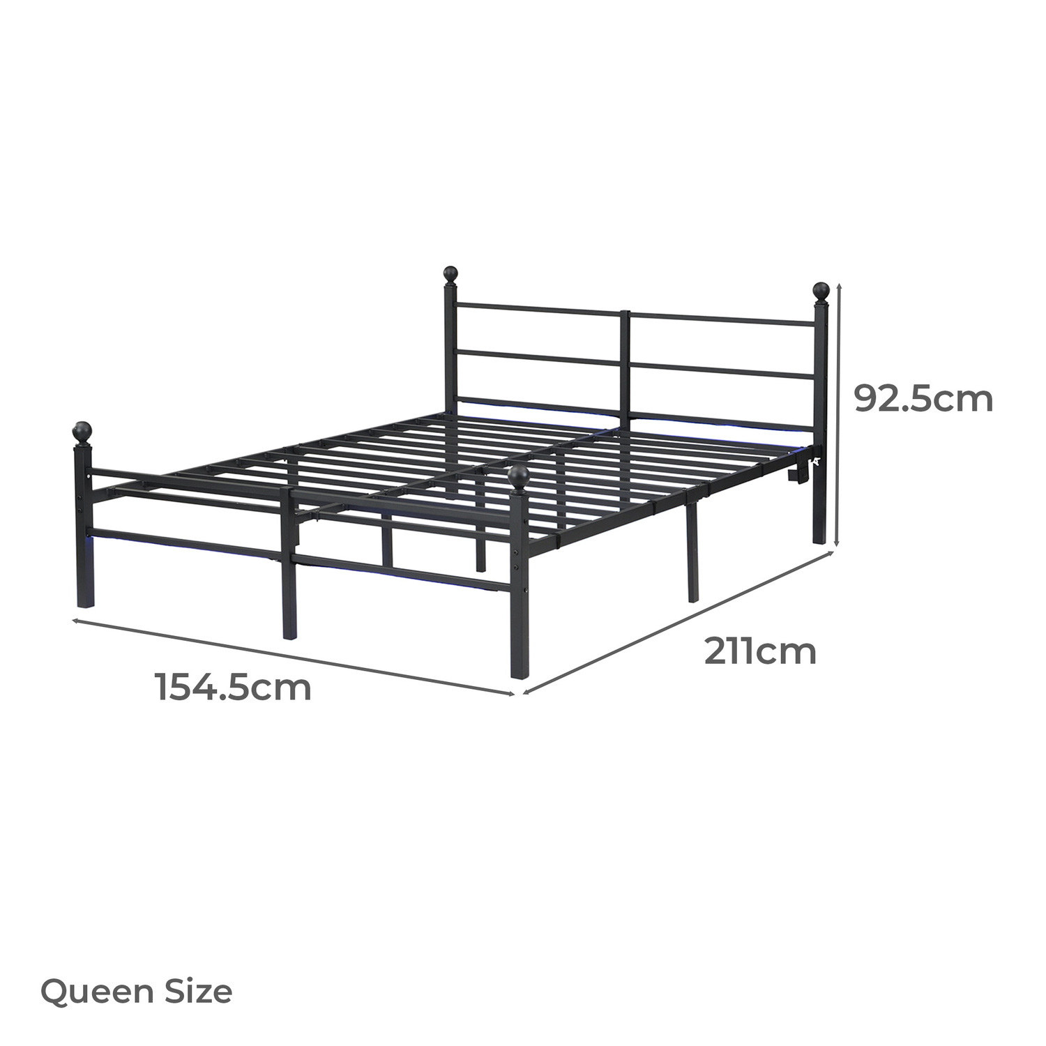 Braulio Bed with LED & Charging Station