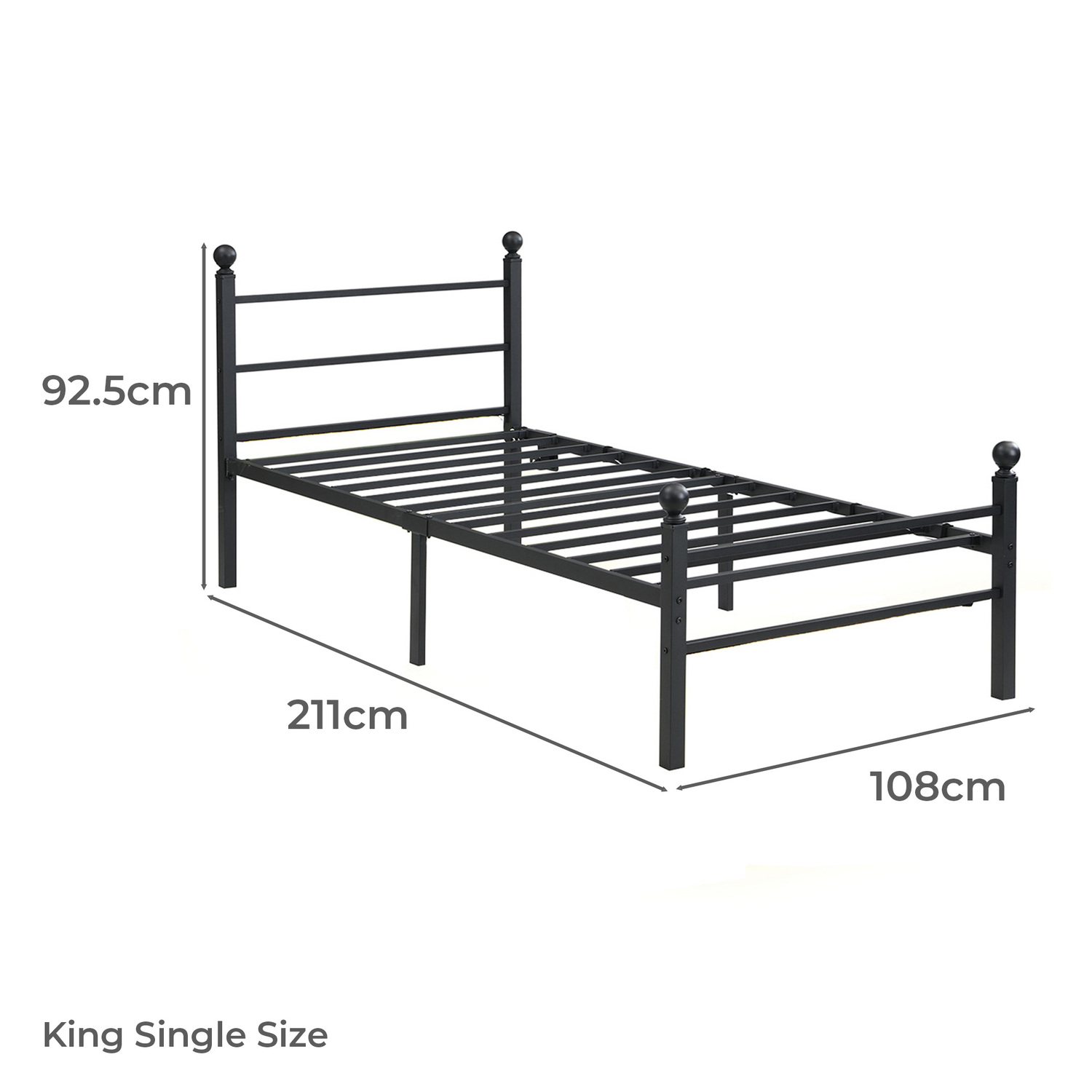 Braulio Bed with LED & Charging Station