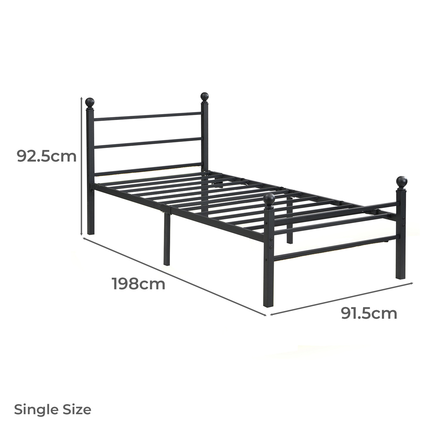Braulio Bed with LED & Charging Station