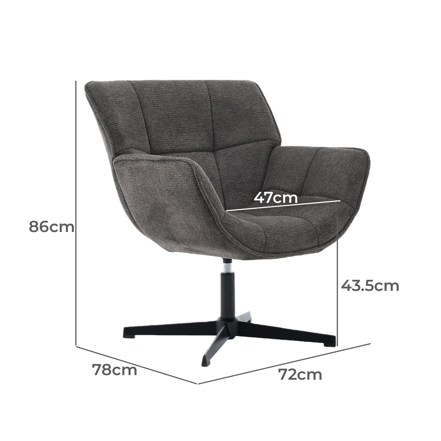 Harrison Swivel Accent Chair