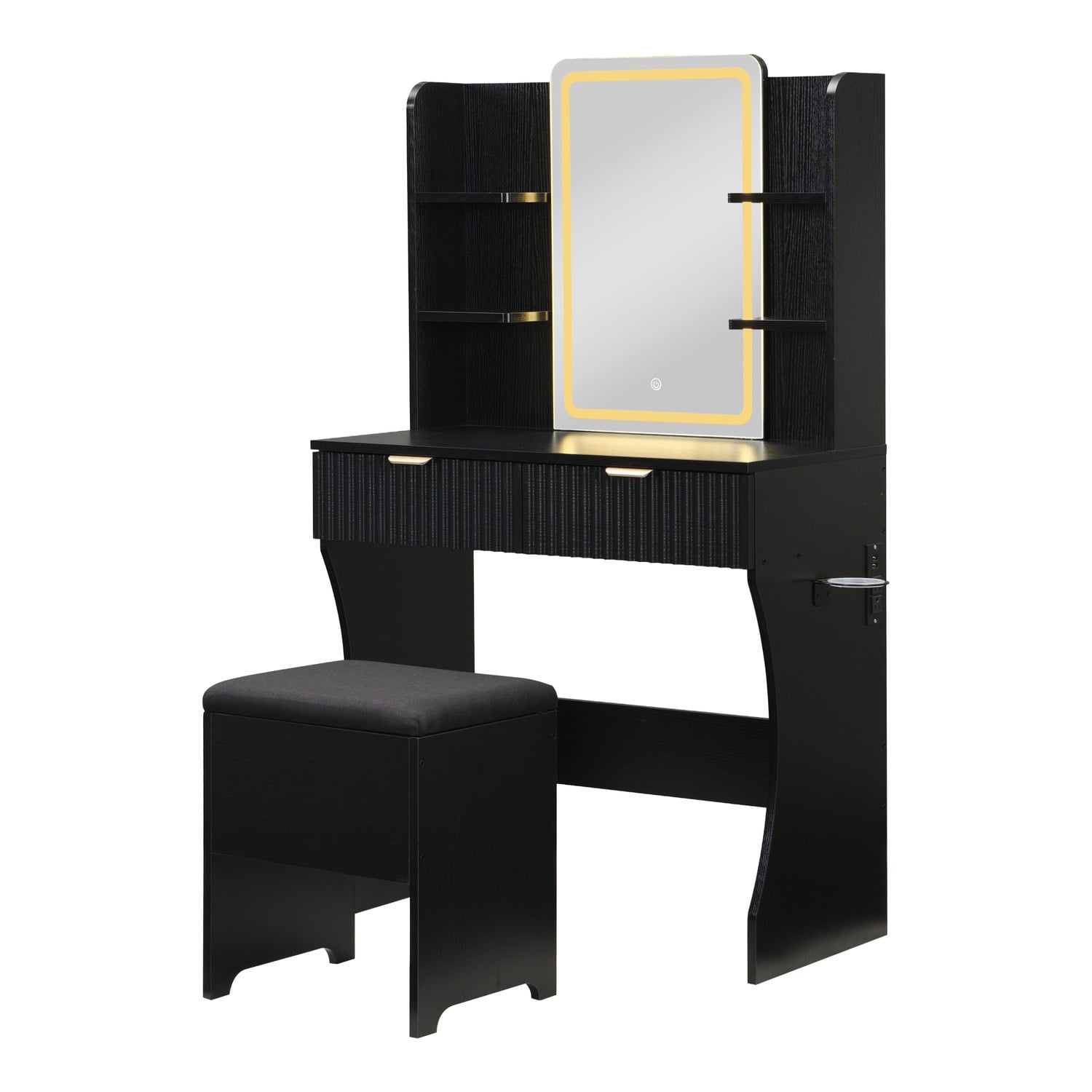2 Piece Tetia LED Dressing Table & Stool Set