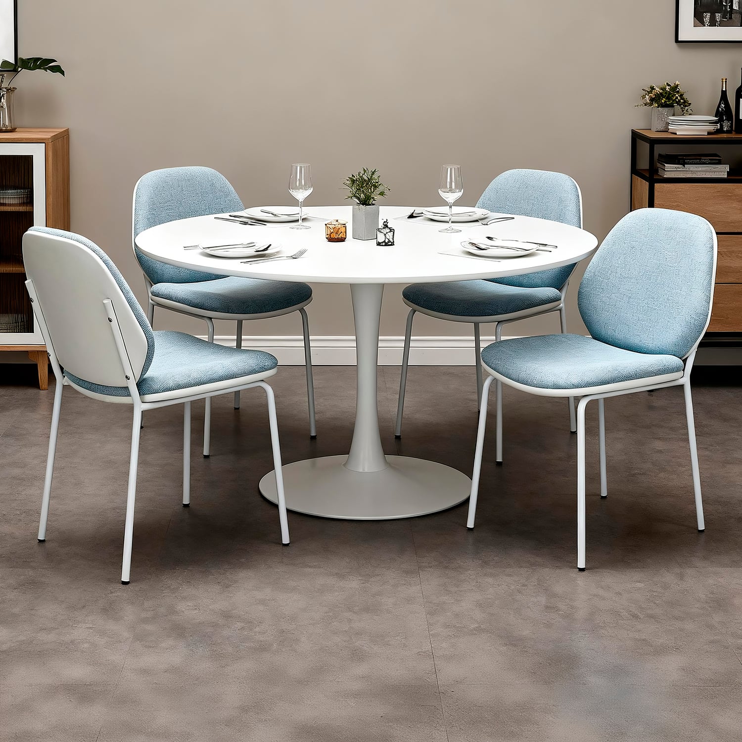 Ivo Chenille Dining Chairs