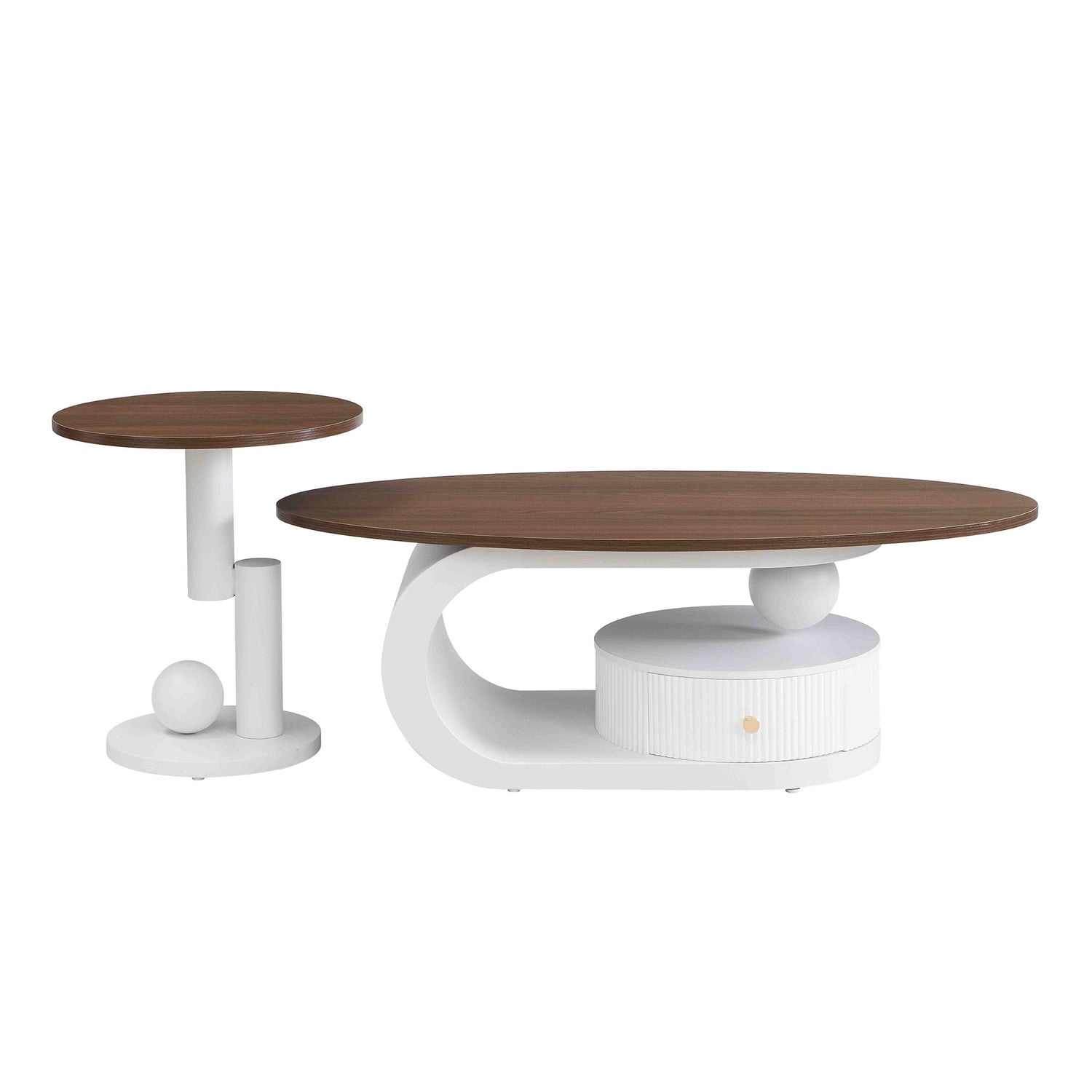 2 Piece Penelope Side & Coffee Table Set