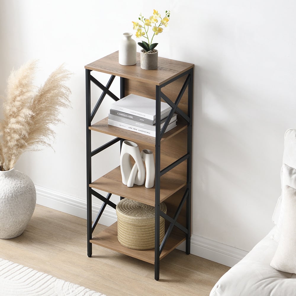 Valecrest 4 Tier Bookcase