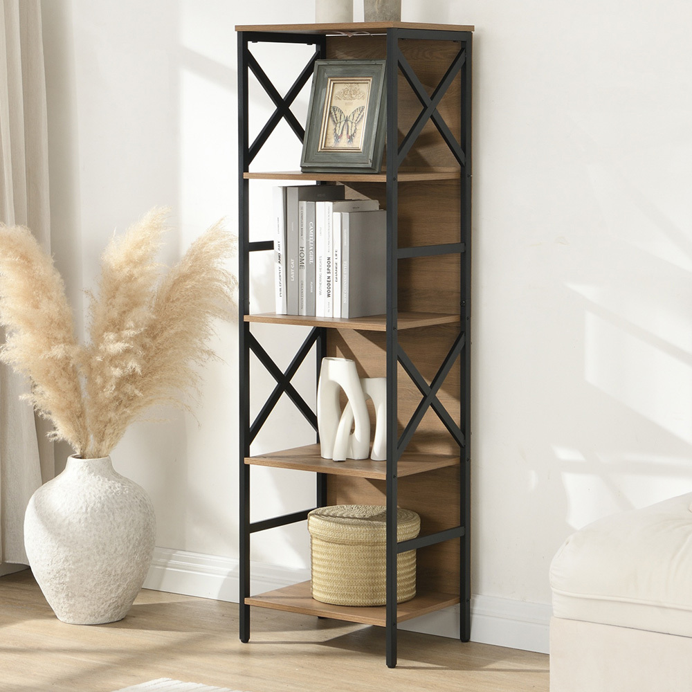 Valecrest 5 Tier Bookcase