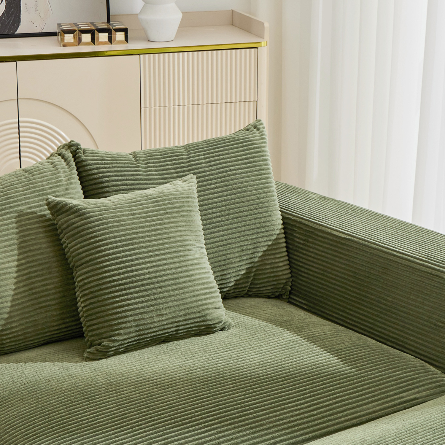 Winona 5 Seater Corduroy Modular Sofa