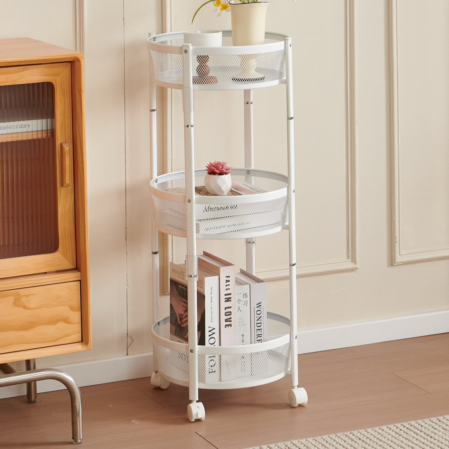 Claremont 3 Tier Foldable Storage Trolley