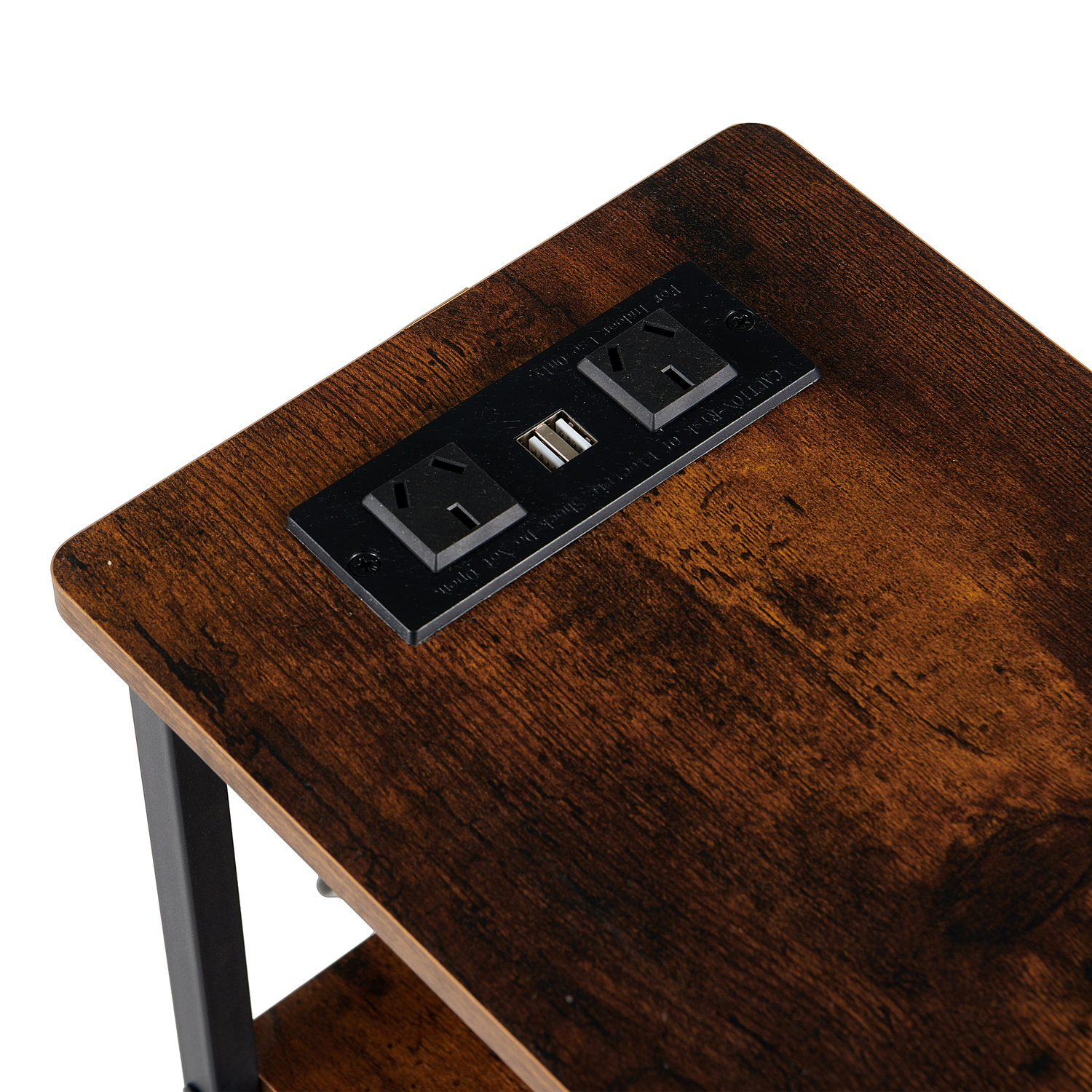 Vista End Table with Charging Station