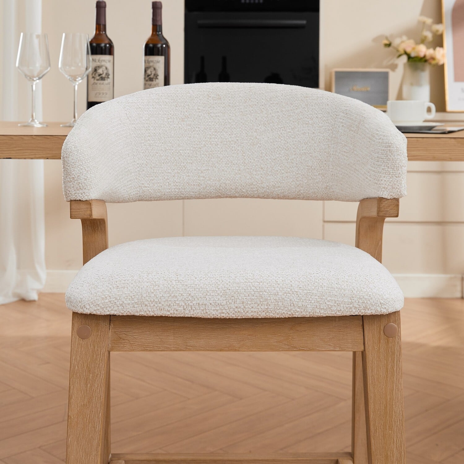 67cm Jade Chenille Bar Stools