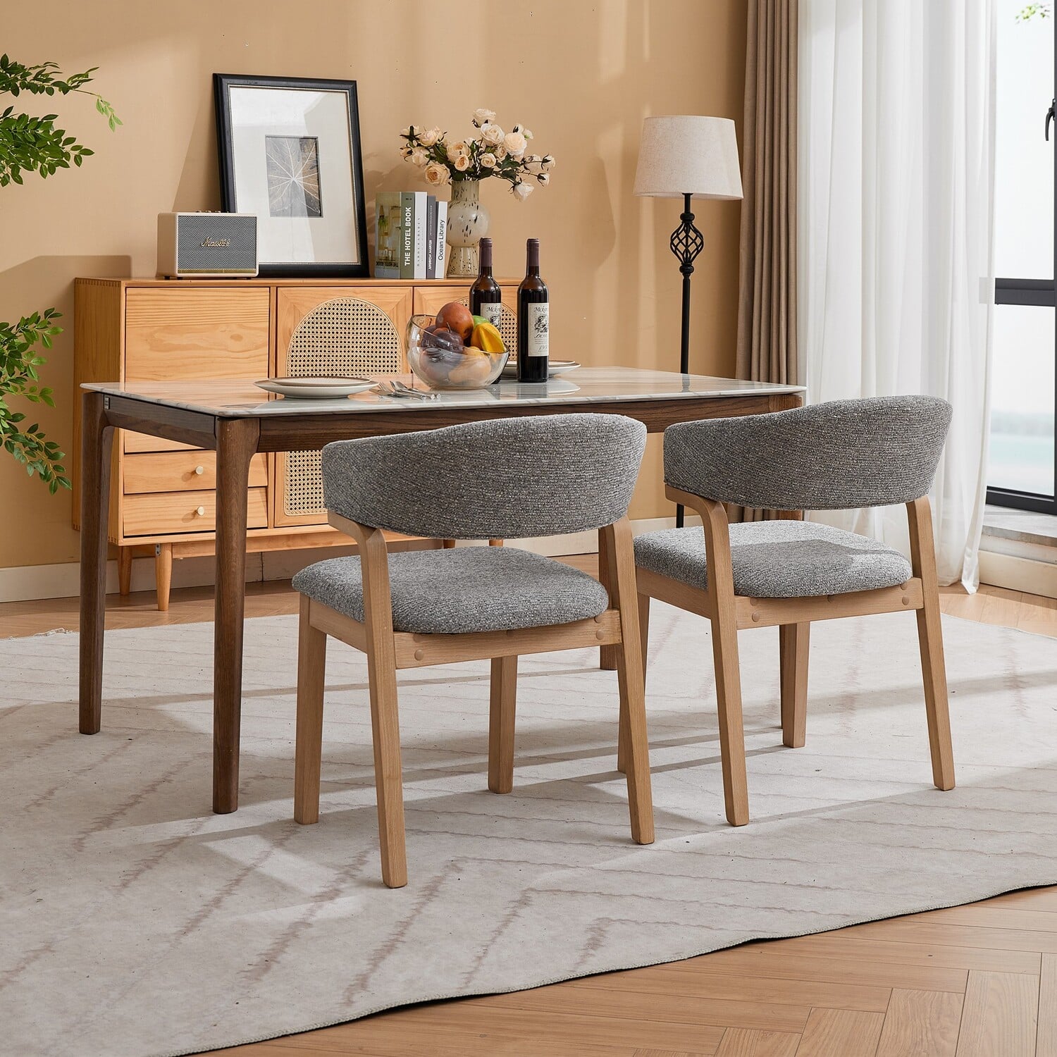 Jade Chenille Dining Chairs