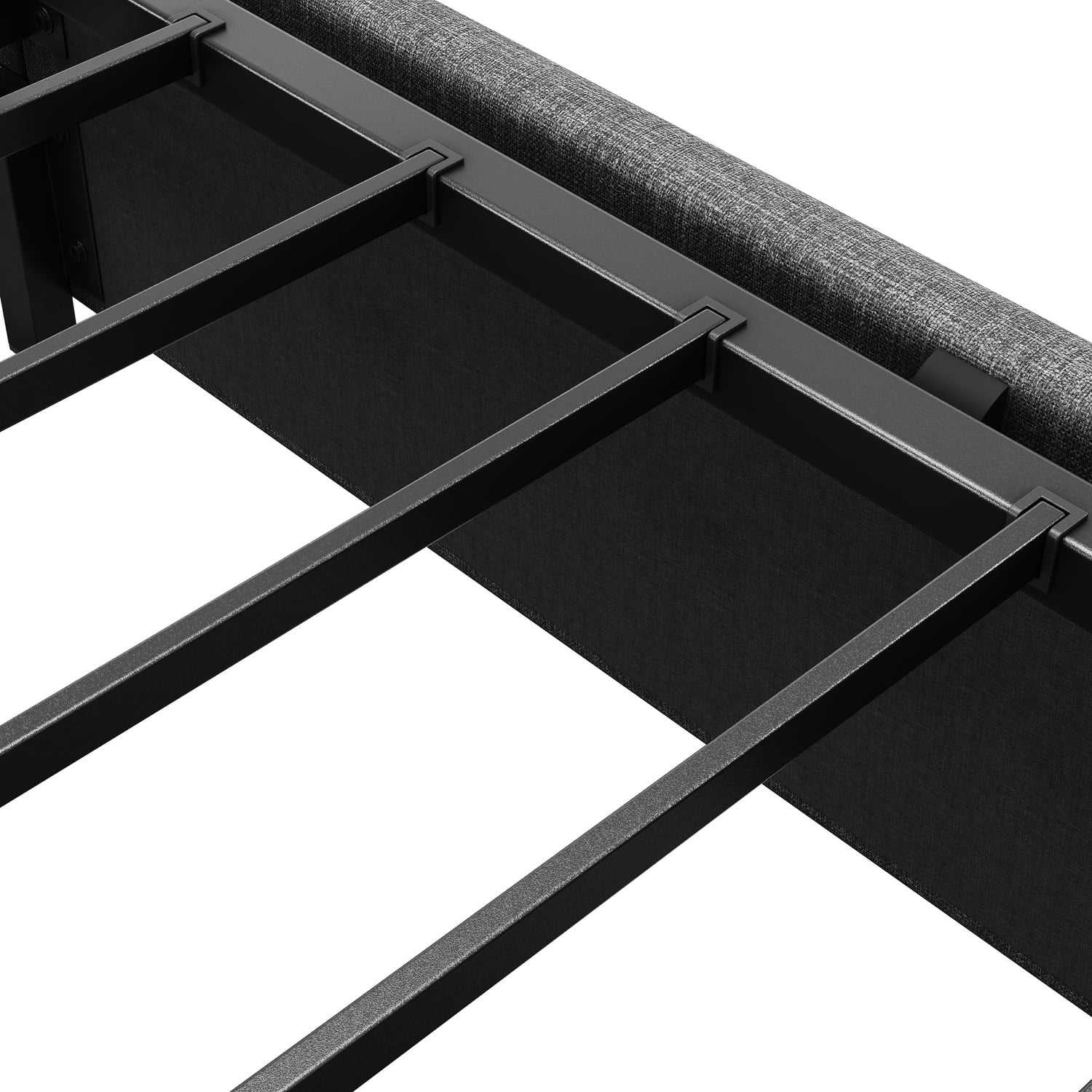 Facardo Gas Lift Storage Bed with LED & Charging Station
