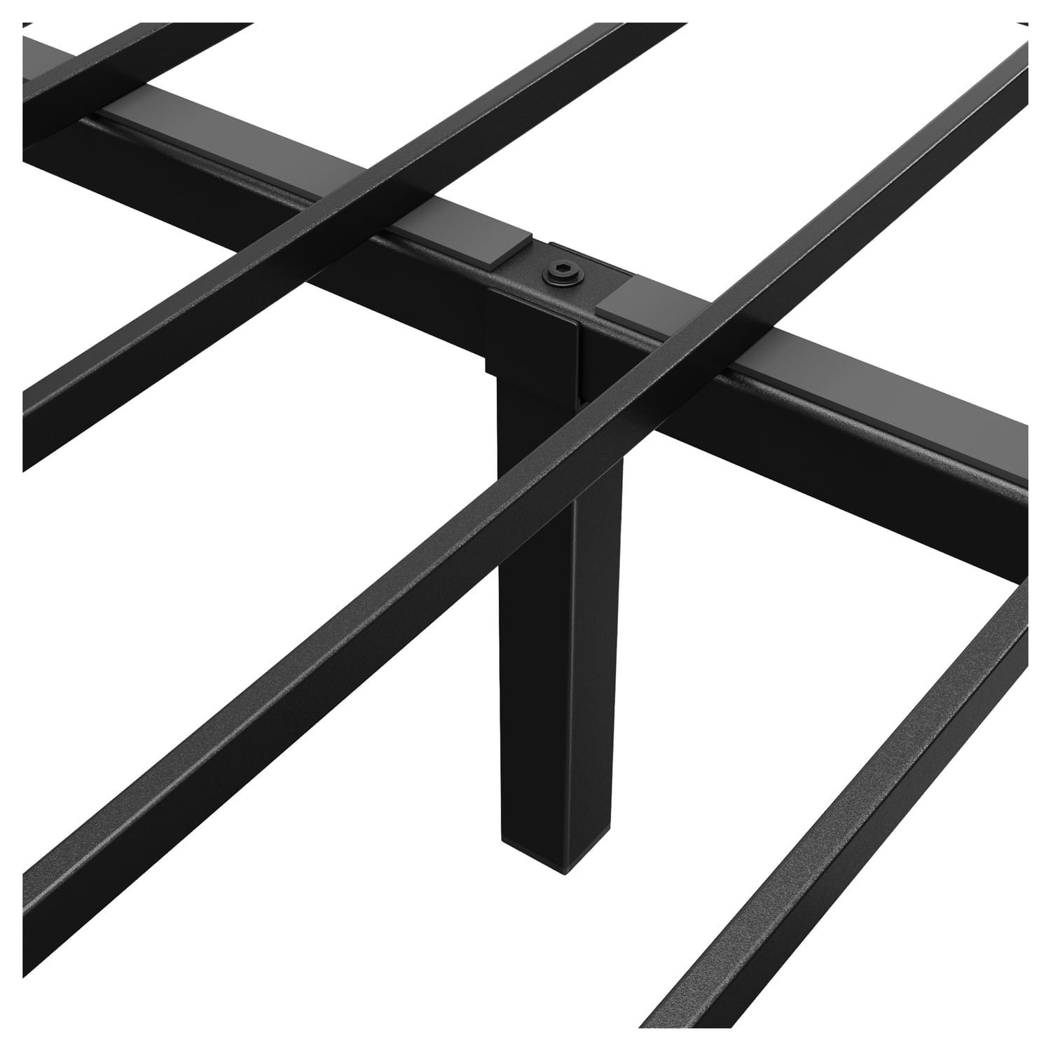 Lotus Boucle Gas Lift Bed Frame with Charging Station