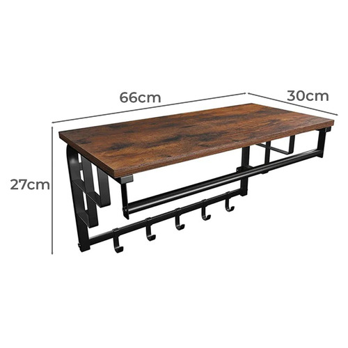NorfolkHome Agnes WallMounted Coat Rack Temple & ster