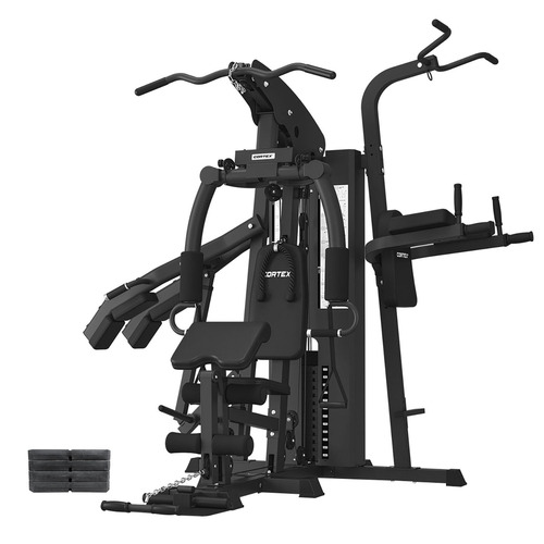 MultiStation Home Gym Machine with Weight Stack Temple & ster