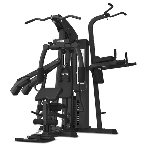 Multi-Station Home Gym Machine with Dumbbells & Barbells
