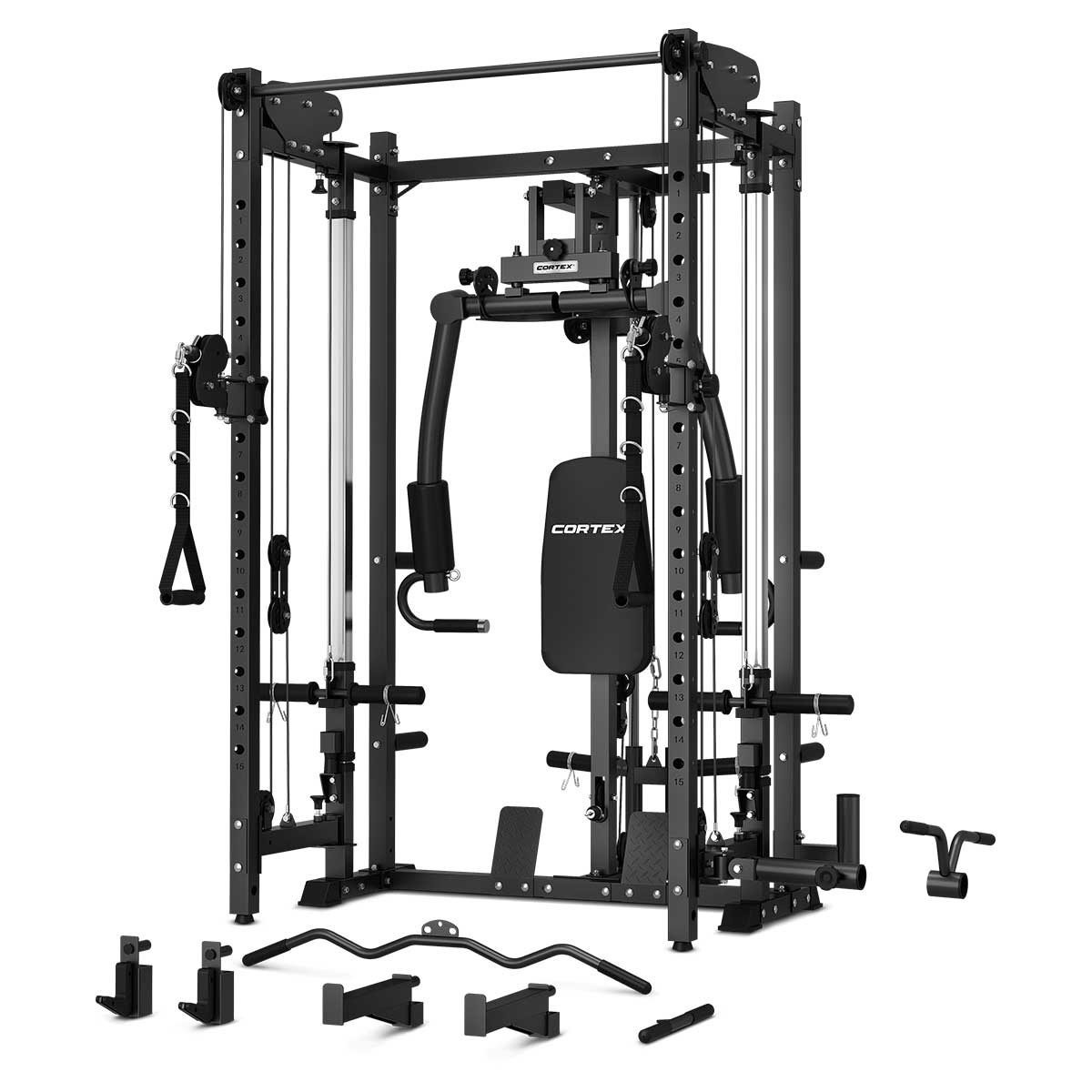 Harstein PR-5 Folding Functional Trainer & Power Rack Set