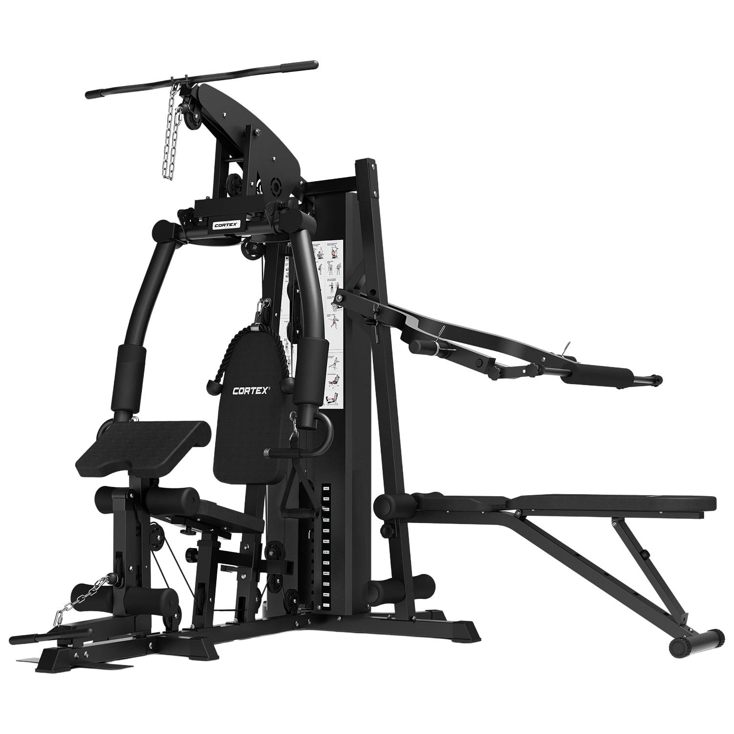 Harstein SS4 Functional Home Gym with Chest and Squat Station
