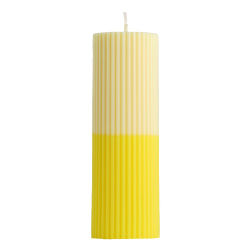 35cm Two Tone Pillar Soy-Blend Candle